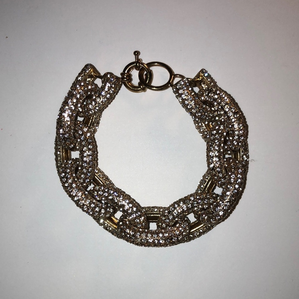 NWOT Gold Bling bracelet